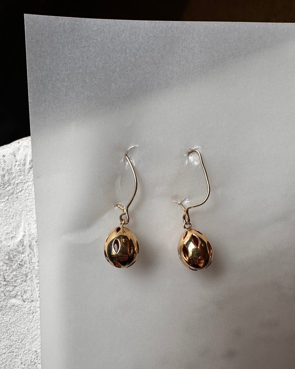 Sculptural Ovoid Earrings