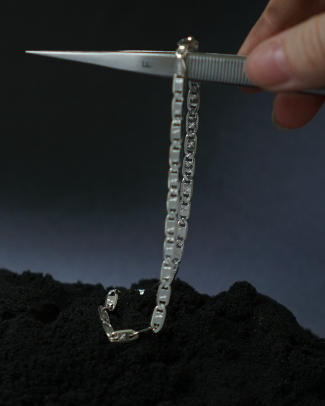 Vintage Sterling Silver Starburst Anklet or Bracelet