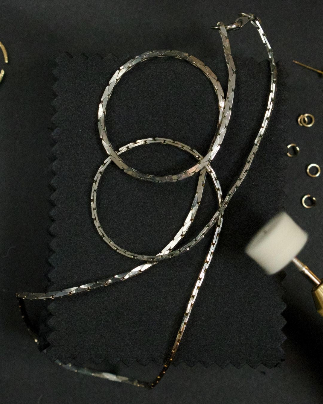 Flat Silver Cobra Chain