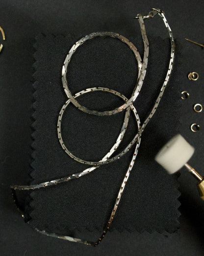 Flat Silver Cobra Chain