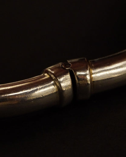 Vintage Sterling Silver Hinged Cuff Set