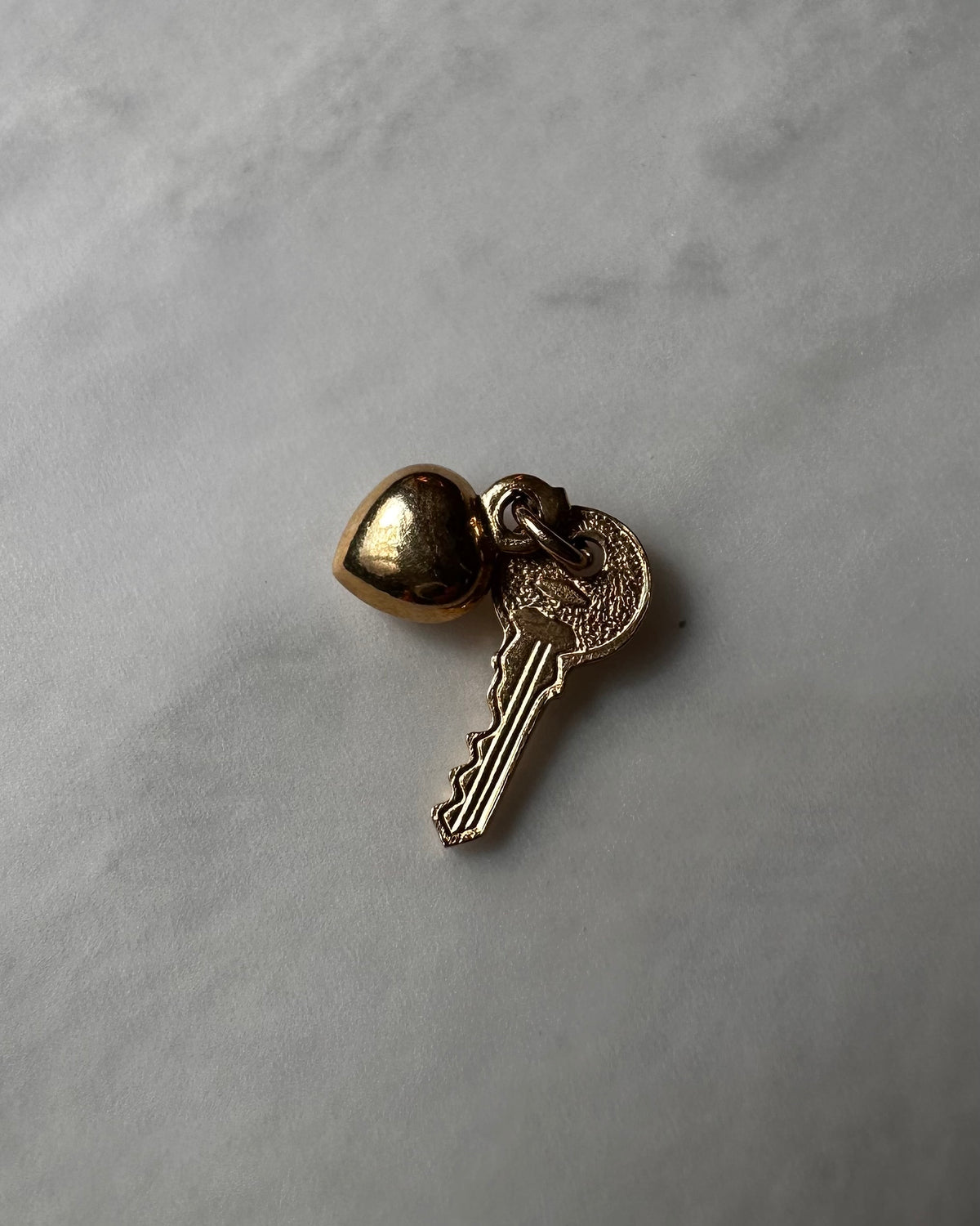 Key & Heart Charm Pendant