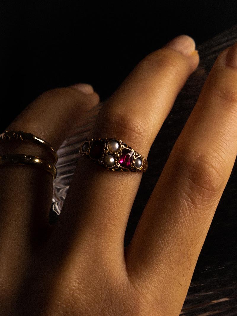 GARNET + RHODOLITE BAND