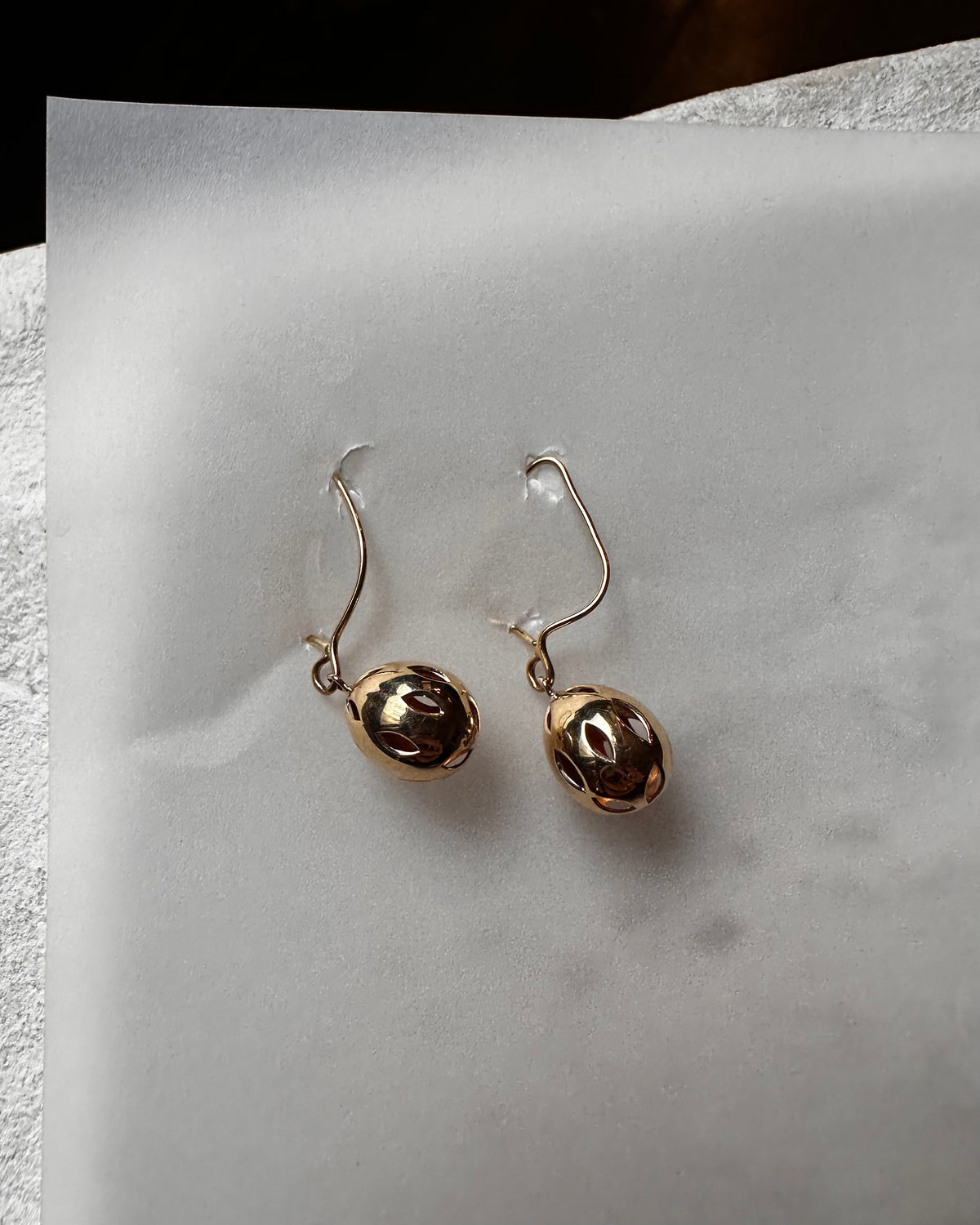 Sculptural Ovoid Earrings