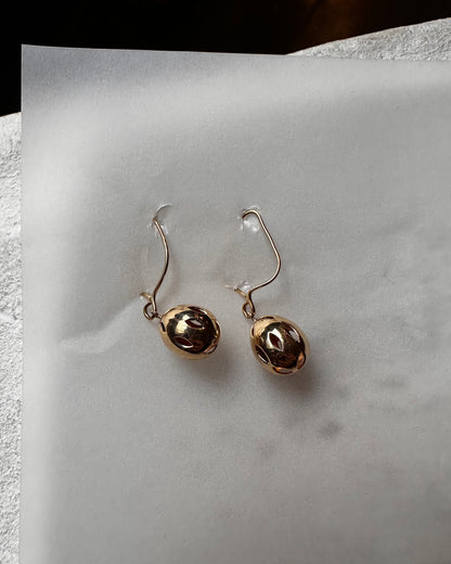 Sculptural Ovoid Earrings