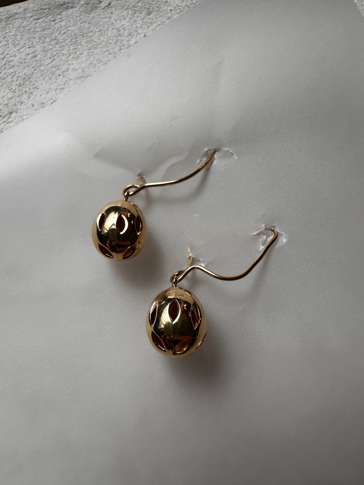 Sculptural Ovoid Earrings