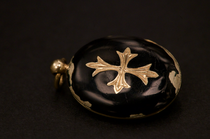 French Antique 18K Mourning Locket