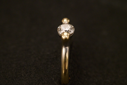 Modernist Platinum Diamond Band